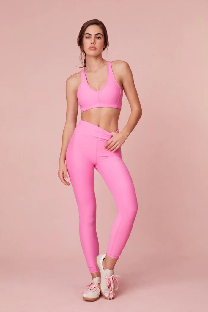 Jutta High-Rise Performance Leggings - Women's Activewear Sets | Shop LoveShackFancy.com Pink Athleisure, Dancing Through Life, Luxury Activewear, Bow Print, Sleek Style, Performance Leggings, Activewear Sets, Leggings Sale, Sleek Fashion