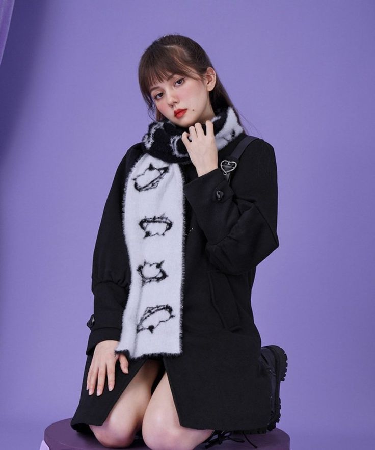 <color>



 black 









 <Size>

 188cm long, 19cm wide 









 <Material>

 100% nylon 









 <wearing model>

 Height 163cm, weight 43kg (F size)





 " Trendy Cosplay Outerwear For Winter, Trendy Outerwear For Cosplay In Winter, Trendy Outerwear For Winter Cosplay, Black Emo Outerwear For Fall, Trendy Black Scarves For Fall, Trendy Black Scarf For Fall, Trendy Black Fall Scarves, Black Emo Outerwear For Alternative Fashion, Black Winter Scarves