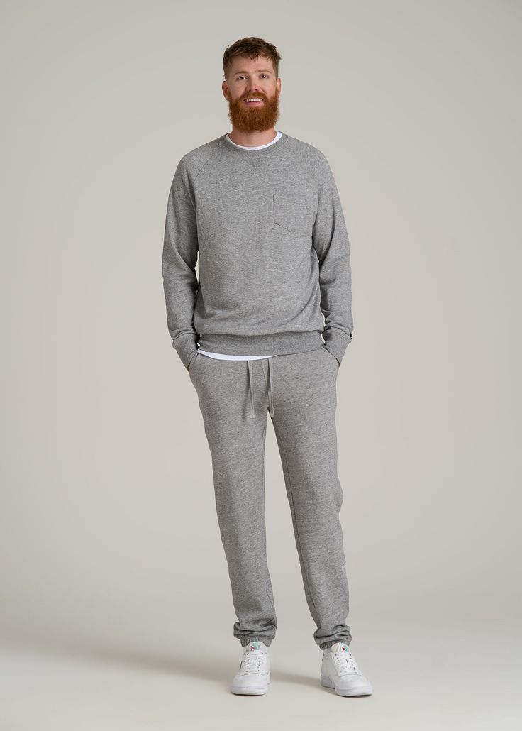 The Ultimate Fleece Sweatpants for Tall Men Relax, You’re Covered Introducing the Wearever 2.0 Fleece Sweatpants—because tall guys deserve the best chill pants too! These aren’t just any tall men's sweatpants; they’re your new go-to for everything from Netflix marathons to casual Fridays. With a new and improved waistband and stylish woven drawcords, you get the comfort you crave with the style you need. Plus, the soft fleece of these men's extra-long sweatpants keeps you warm while the stretch Men In Sweatpants, Long Sweatpants, Scrubs Dress, Cozy Sleepwear, Casual Fridays, Tall Men, Pocket Money, Fleece Sweatpants, Marathons