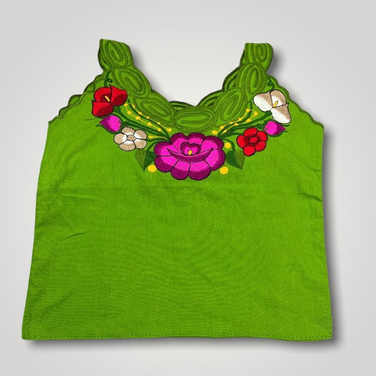 Women’s Embroidered Handmade Tank Top Condition: New Size: Xl Color: Olive Green Fabric: Unknown No Stretch In Fabric. Side Splits Pullover Tank Please See Pictures; Pictures Best Show The Description Of The Condition Of The Item. Receive A Discount When You Bundle Otherwise Price Is Firm. Thank You For Your Time And Interest. Casual Cotton Top With Machine Embroidery, Green Cotton Top With Floral Embroidery, Green Embroidered Spring Tops, Green Casual Embroidered Top, Casual Green Embroidered Top With Floral Detail, Casual Green Top With Floral Embroidery, Green Embroidered Tops For Spring, Casual Green Floral Embroidered Top, Casual Green Embroidered Cotton Top