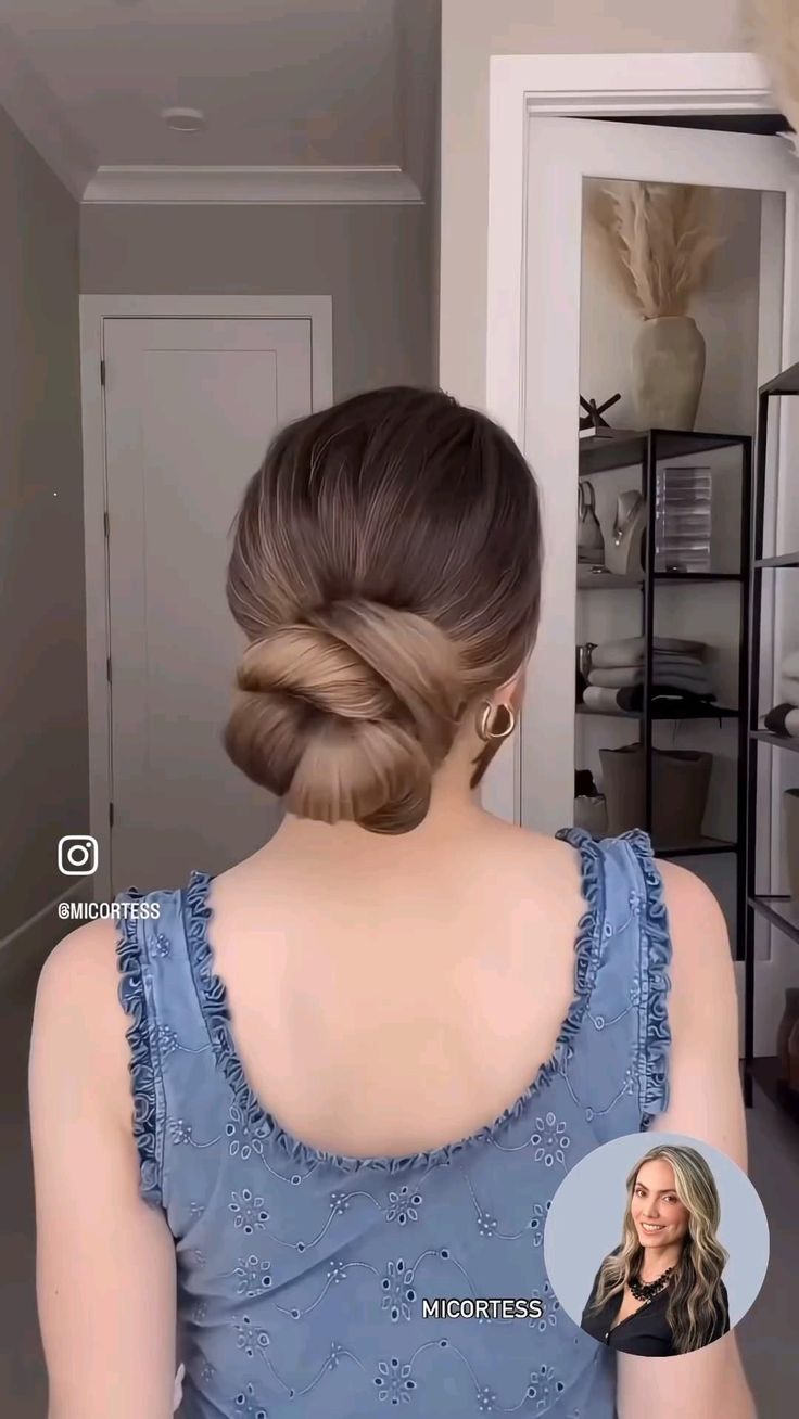 Elegant Low Bun, Easy Hair Bun, Low Bun Hairstyle, Hairstyle Ponytail, Basic Hairstyles, Easy Bun Hairstyles For Long Hair, Hair Style On Saree, Easy Hairstyles For Thick Hair, Low Bun Hairstyles