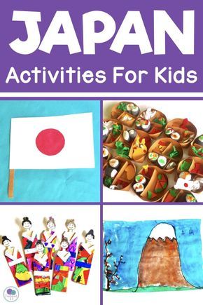 japan activities for kids with pictures and text