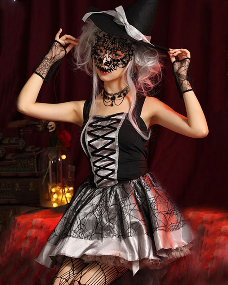 Details: Short dress with Halloween witchcraft cosplay design Dress Length: Short Sleeve Length: Sleeveless Materials: 95% Polyester + 5% Spandex Gothic Dresses For Halloween Cosplay, Fitted Underbust Halloween Costume, Black Corset Dress For Cosplay Events, Black Vampire Corset Dress For Halloween, Halloween Costume Party Fitted Corset Dress, Fitted Halloween Cosplay Costume Overbust, Black Overbust Halloween Costume, Gothic Dresses For Halloween And Alternative Fashion, Fitted Overbust Cosplay Costume For Halloween