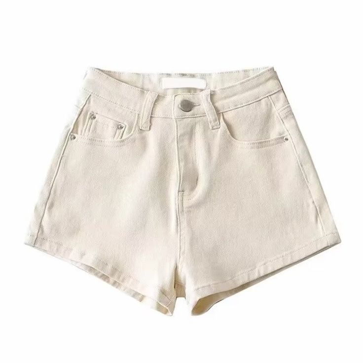 Get ready to heat things up with our Women's Hottie Solid Color Shorts. Made with quality and style in mind, these shorts will be your new go-to for any summer day. Don't sacrifice comfort for fashion, these shorts have it all. Features: -50% Polyester,30% Cotton -High-rise Waist -Solid Color -Regular Fit -Classic Style Long Denim Shorts, Dance Sports, Womens Trendy Dresses, Brown Shorts, Simple Trendy Outfits, Denim Shorts Women, Wool Pants, Color Shorts, Slim Waist