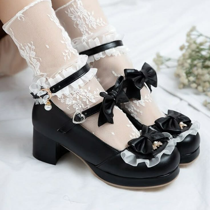 Shoes Kawaii, Shoes Reference, Peony Aesthetic, Fairy Shoes, Street Outfits, Dr Shoes, Cute Shoes Heels, Kawaii Shoes, Aesthetic Streetwear