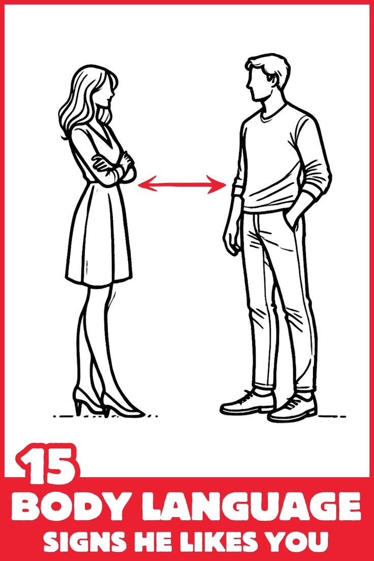 15 Body Language Signs He Likes You (2024) Signs That You Like Him, How To Know If He Likes You Signs, Guy Like You, Body Language Signs Of Attraction, How To Attract A Boy, Does He Like Me Signs Guys Like You, Signs Of Attraction Body Language, How To See If A Boy Likes You, Sings He Likes You