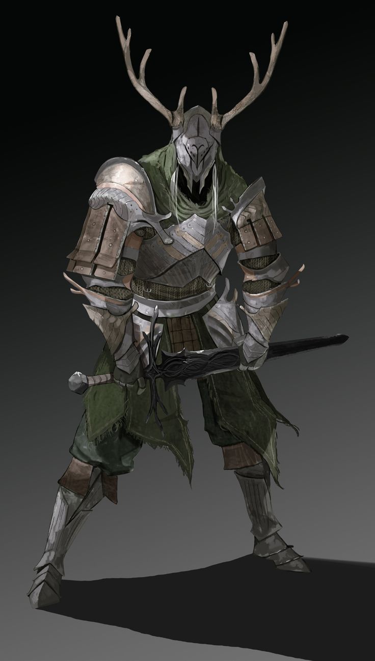 a character from the video game deer knight