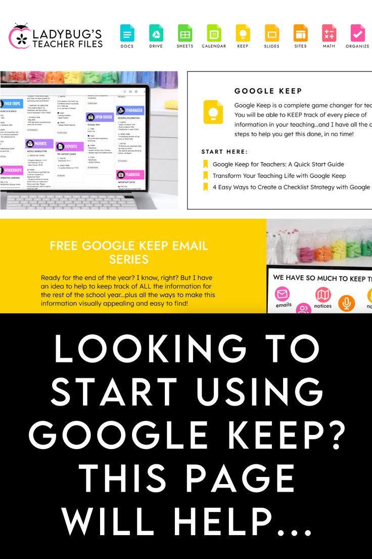 the landing page for google's website is shown in black and yellow, with text that reads looking to start using google keep this page will help