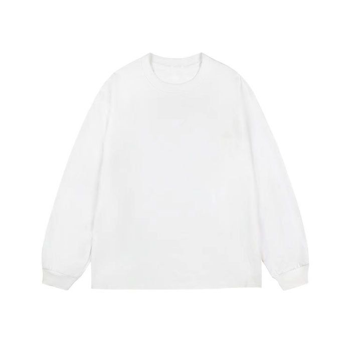 Elevate your wardrobe with the elegant AG Long Sleeve Shirt. Crafted with premium materials, this shirt offers a sophisticated and exclusive style. Its long sleeves provide warmth and versatility, making it perfect for any occasion. Embrace luxury with this must-have piece. Features: -100% Cotton -Crew Neckline -Dropped Shoulder -Graphic -Regular fit -Unisex style White Long Sleeve Sweatshirt For Winter, Plain Solid Long Sleeve Shirt, Classic Long Sleeve Plain Shirt, Oversized Long Sleeve Tops For Workwear, Classic Crew Neck Shirt For Winter, Solid Color Plain Long Sleeve Shirt, Classic Relaxed Fit Shirt For Winter, Classic Relaxed Fit Winter Shirt, Relaxed Fit Long Sleeve Tops For Work