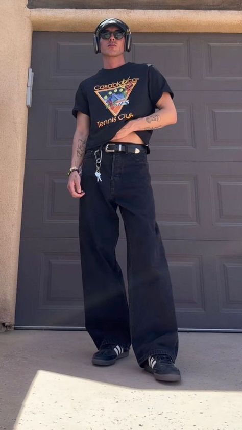 #BEAUTY, #RELATIONSHIPS #Fashion #Animals #Outfits #Winter Outfits #Animals Men’s Concert Fit, 90s Club Fashion Men, F1 Aesthetic Outfit, Night Club Fits Men, Concert Outfit Man, Men’s Outfit Ideas For Concert, Rock Concert Outfit Men, Club Fits Men, New York Outfits Men