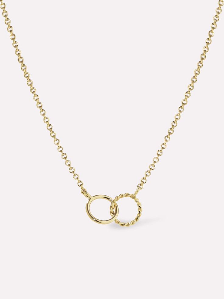 Modern Infinity Necklace As Gift, Modern Twist Infinity Necklaces As Gifts, Modern Twist Infinity Necklace For Gift, Modern Twist Infinity Necklace As Gift, Modern Twist Infinity Necklace For Gifts, Modern Gift Jewelry With Delicate Chain, Elegant Circle Necklace With Adjustable Chain, Elegant Yellow Gold Circle Charm Necklaces, Elegant Circular Charm Necklace With Adjustable Chain