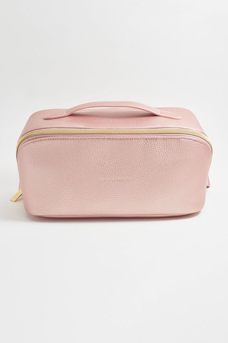 Travel storage has never been simpler! Our metallic blush Make Up Bag opens out into a handy tray, with several compartments to keep you organised on the go. Details This Make Up Bag measures 27.5x12.5x11cm. Flat Makeup Bag, Feminine Pink Rectangular Cosmetic Bag, Pink Functional Pouch Cosmetic Bag, Functional Pink Rectangular Cosmetic Bag, Pink Rectangular Cosmetic Bag With Zipper Pocket, Versatile Pink Cosmetic Bag For On-the-go, Travel Storage, 20 Gifts, Easy Travel