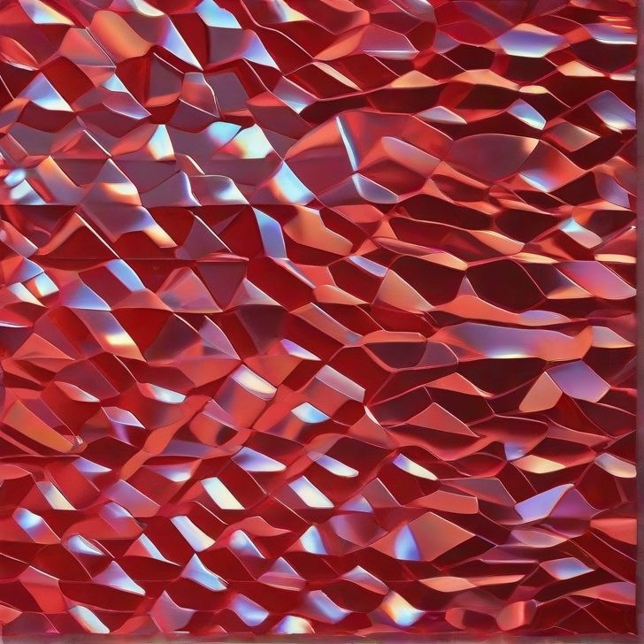 Leonardo Diffusion XL Red holographic pattern 3 Red Holographic, Design Ad, Pattern, Red, Design