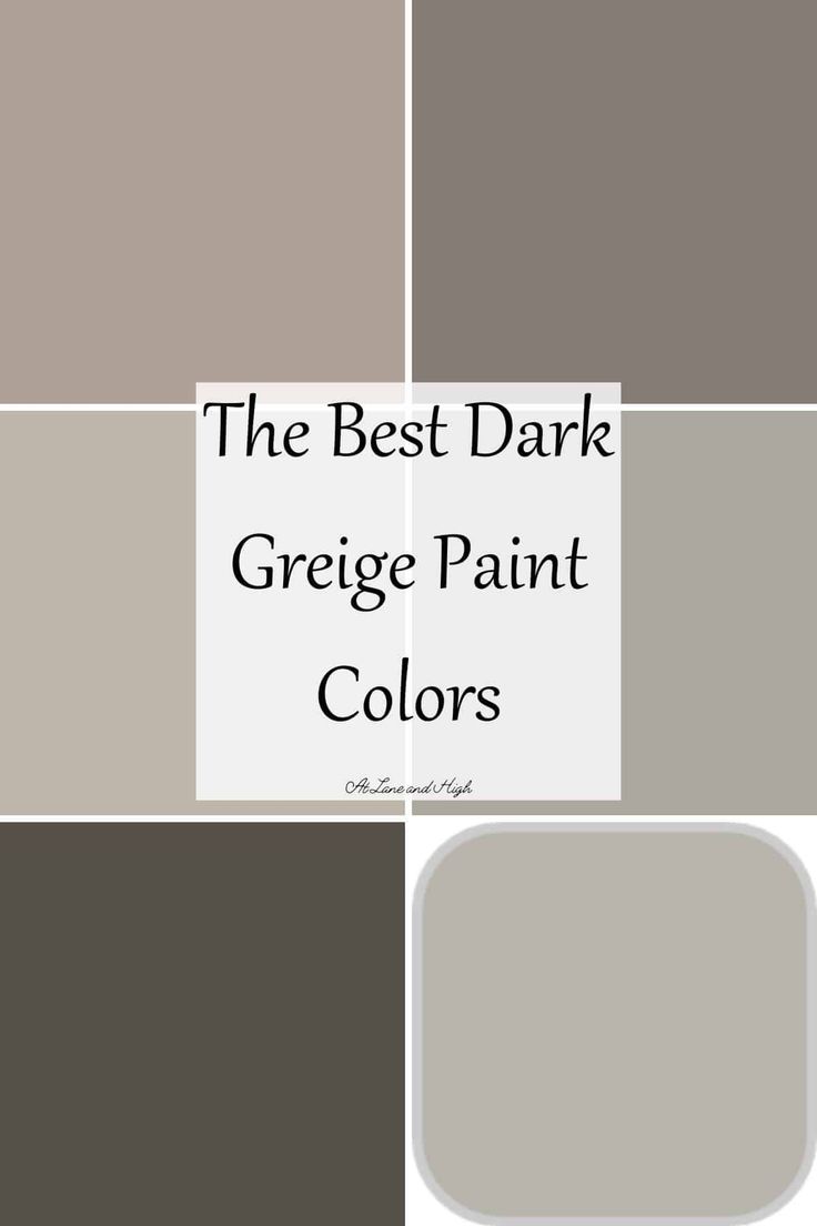 the best dark greige paint colors for walls and floors in your home or office