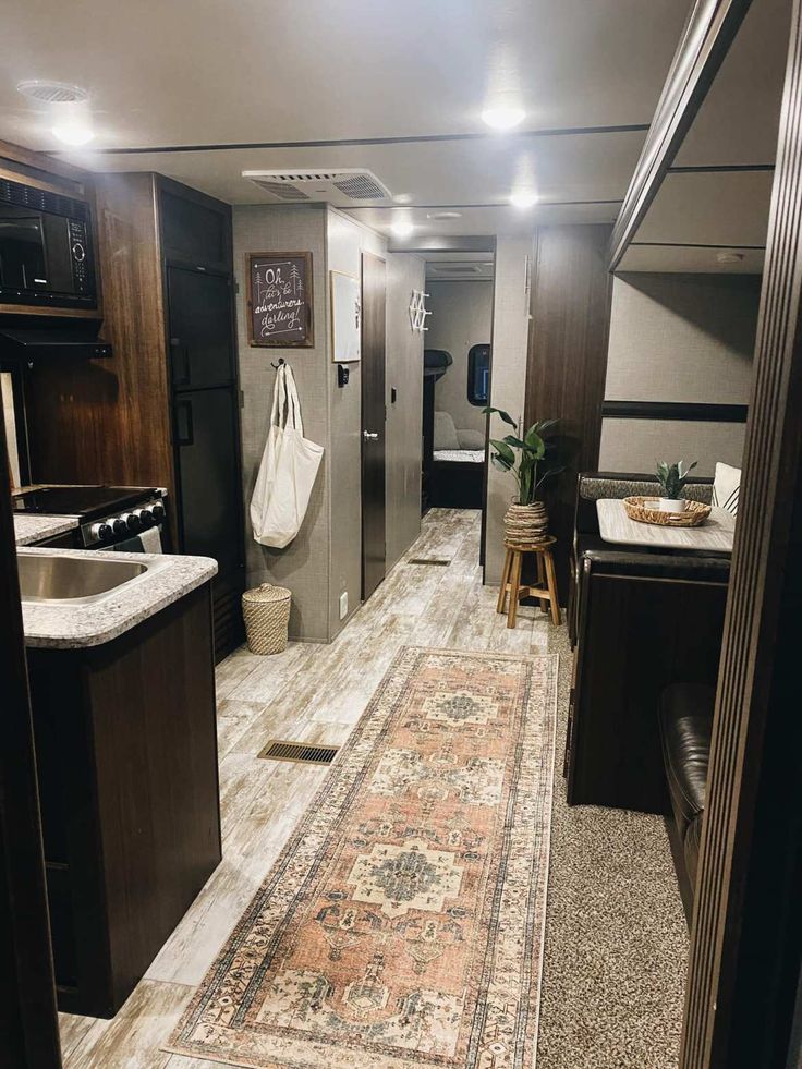 camper renovation, travel trailer Bunkhouse Travel Trailer Remodel, Bunkhouse Travel Trailer, Rv Interior Design, Rv Interior Remodel, Travel Trailer Remodel, Campers For Sale, Rv Decor, Trailer Remodel, Camper Living