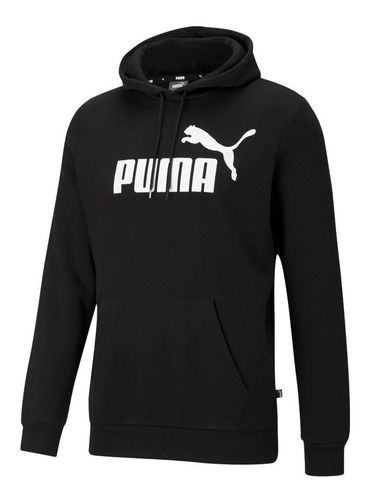 Blusa Moleton Puma Logo Hoodie Masculina 586686-01 No 1 Logo, Puma Sweatshirt, Puma Logo, 1 Logo, Puma Mens, Mens Essentials, Active Wear Outfits, Cotton Hoodie, Mens Activewear