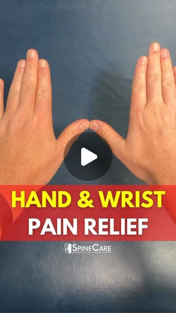 Dr. Michael Rowe | SpineCare on Instagram: "Dr. Rowe shows an easy exercise than may give instant hand, finger, and wrist pain and stiffness relief. This exercise can be done at home (or work), requires no equipment, and may give relief within 30 seconds. Let us know how it works for you! #handpain #wristpain #wristpainrelief" Wrist Pain Exercises, Wrist Exercises For Pain, Gas Relief Remedies, Stiff Hands, Lady Exercise, Hand Strengthening Exercises, Dr Rowe, Carpal Tunnel Exercises, Sprained Wrist