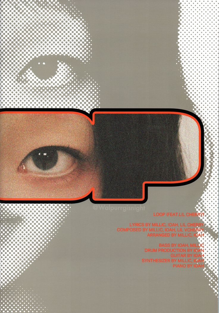 an advertisement for the film's release, with a woman's eye peeking out from