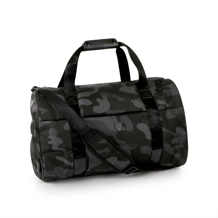 Introducing one of the hottest trending collection items this winter - The Heys Puffer Duffel Bag. Turn heads with the new Puffer Duffel at the gym, as a carry-on or a local weekend trip. This bag has you covered with its spacious inner compartment, separate exterior zippered shoe compartment, water bottle pocket, camouflaged front zipper pocket and more. Functional On-the-go Shoulder Duffle Bag, Casual On-the-go Duffle Bag With Luggage Sleeve, Sporty Large Capacity Luggage For On-the-go, Large Capacity Sporty Luggage, Casual Duffle Bag With Luggage Sleeve For On-the-go, Casual Gym Bag With Luggage Sleeve, Casual Duffle Bag With Luggage Sleeve For Sports, Passport Office, Luggage Shop