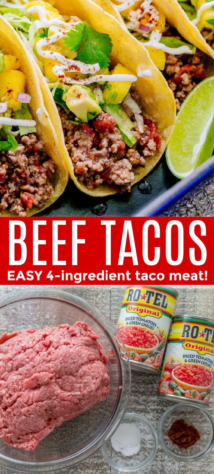 beef tacos are easy and quick to make, they're ready in less than 30 minutes