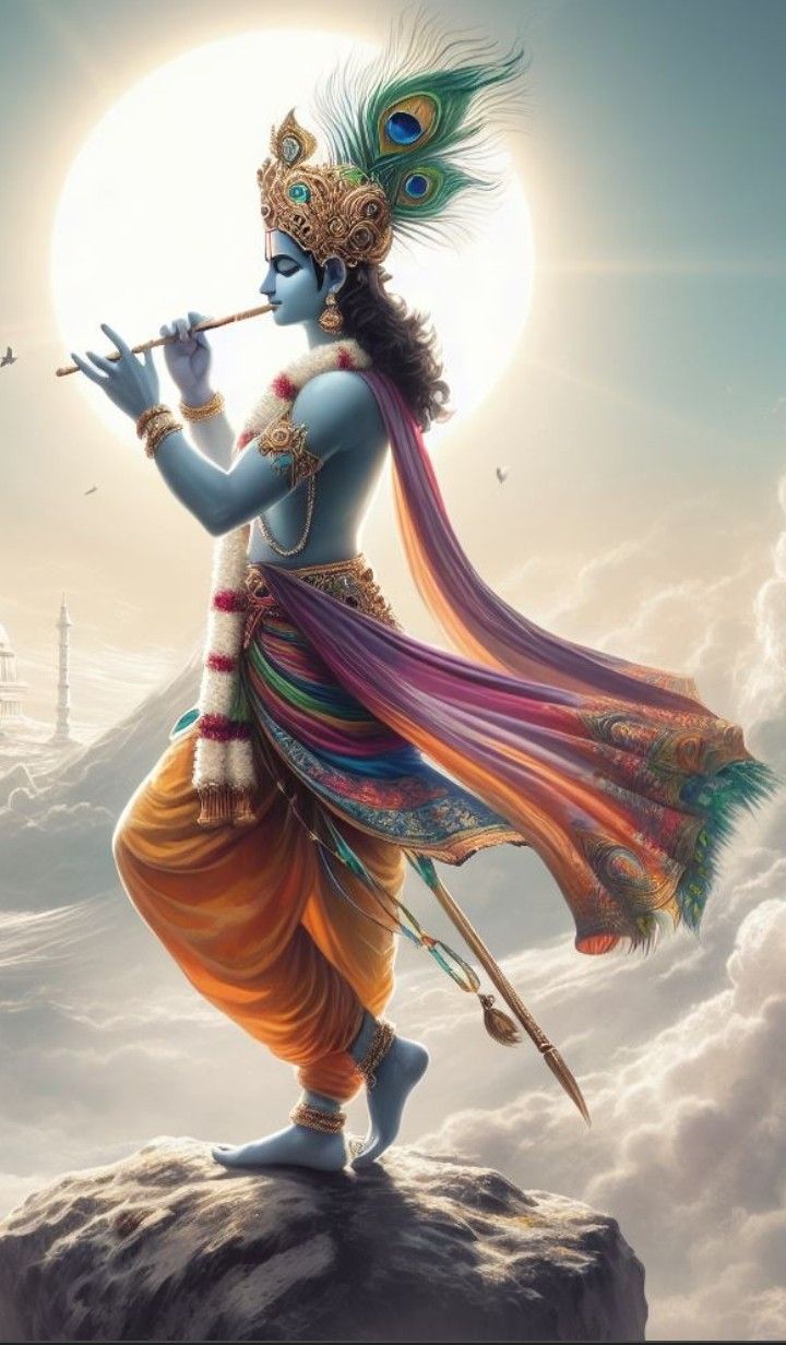 Shree Krishna Hd Images, Krishna Lord Photos, Srikrishna Hd Image, Shree Krishna Photo, God Painting Indian, Shri Krishna Photo, Sri Krishna Photos, Photos Of Lord Krishna, Krishna Pic