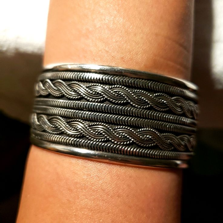 Sterling Silver Braided Design Wide Bracelet Braid Designs, Wide Bracelet, Sterling Silver Cuff Bracelet, Sterling Silver Cuff, Silver Cuff Bracelet, Silver Cuff, Womens Jewelry Bracelets, Cuff Bracelet, Cuff