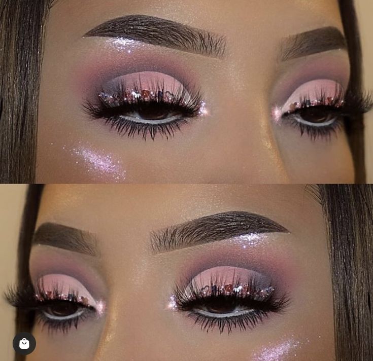 Pink Cut Crease Eyeshadow, Makeup Inspiration Glam, Pink Cut Crease, Crease Eyeshadow, Flawless Face Makeup, Sultry Makeup, Cut Crease Eyeshadow, Scene Makeup, Cute Eye Makeup