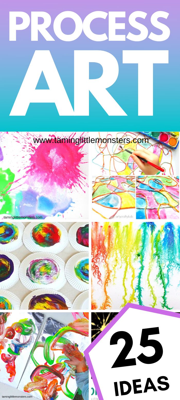 25 process art activities for kids to do at home