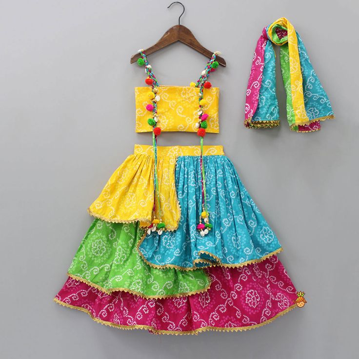 Little Muffet | Shop Online For Kids Ethnic Wear, Indian Clothes & Party Dresses Top And Lehenga, Layered Lehenga, Lehenga With Dupatta, Little Muffet, Kids Party Wear Dresses, Kids Ethnic Wear, Kids Dress Collection, Kids Party Wear, Kids Wear Girls