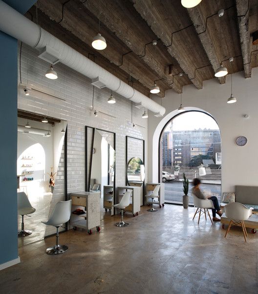 the salon is clean and ready for customers to take their haircuts off before they go out