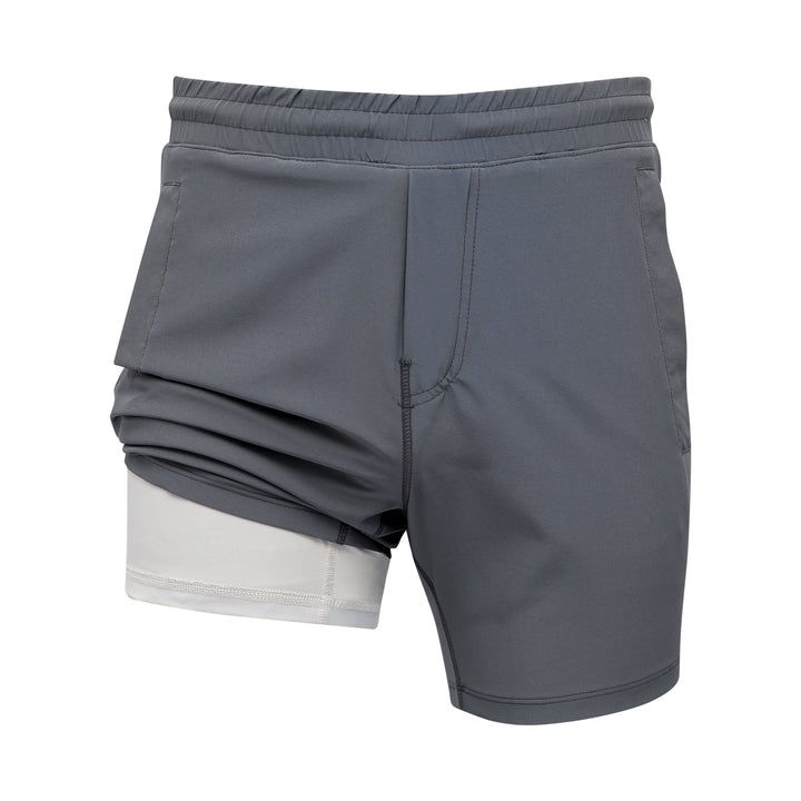 Meripex Charcoal Grey Lined Freeballers Performance Shorts Elevate your activewear collection with the Meripex Charcoal Grey Lined Freeballers Performance Shorts. Engineered for peak performance and ultimate comfort, these shorts are your ideal companion for any workout or athletic endeavor. Featuring a sleek charcoal grey design, these performance shorts are equipped with an elastic waistband that ensures a secure, adjustable fit, allowing you to move freely and confidently. The built-in compre Athletic Bottoms With Built-in Shorts For Sports, Athletic Shorts With Built-in Shorts For Sports, Technical Activewear With Built-in Shorts For Training, Gray Athleisure Activewear With Built-in Shorts, Gray Moisture-wicking Athletic Shorts For Training, Gray Athletic Fit Shorts, Athletic Fit Bottoms With Built-in Shorts For Light Sports, Moisture-wicking Athletic Shorts For Training, Athleisure Athletic Shorts For Training