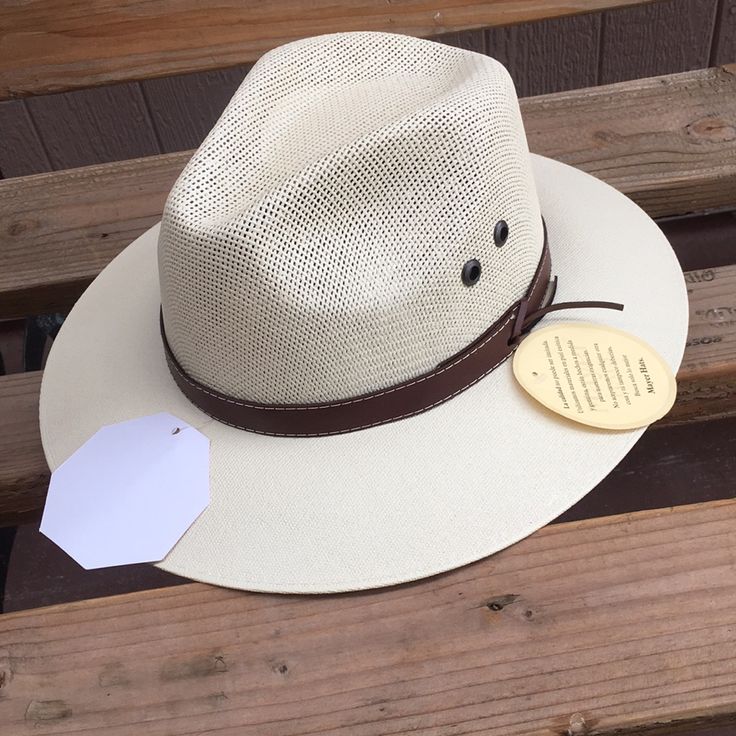 Stunning Hat Size Large And Medium Unisex White Fitted Hat Bands For The Beach, White Fitted Hat Band For Beach, White Fitted Summer Fedora, Fitted White Summer Fedora, White Fitted Panama Hat For Beach, Fitted White Panama Hat For Beach, Casual White Flat Brim Fedora, White Fitted Sun Hat For Vacation, Fitted White Straw Hat For Vacation