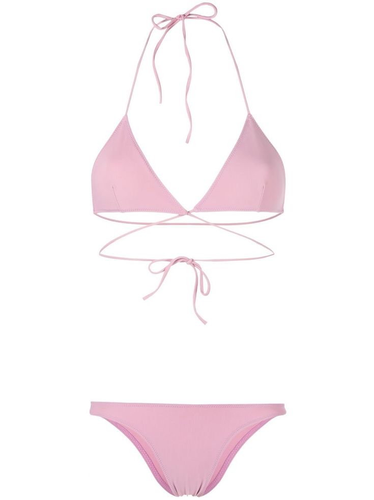 Light Pink Bathing Suit, Pink Bikinis, Bikinis Pink, Tropical Bathing Suits, Swimsuit Inspo, Pink Bathing Suits, Pink Swimwear, Pink Swim, Cute Bathing Suits