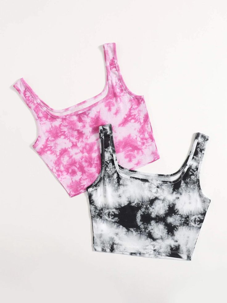 Unique Bikinis, Tie Dye Crop Top, Tie Dye Tank Top, Tie And Dye, Tank Top Cami, Tankini Top, Clothing Co, Luxury Accessories, Tie Dye Top