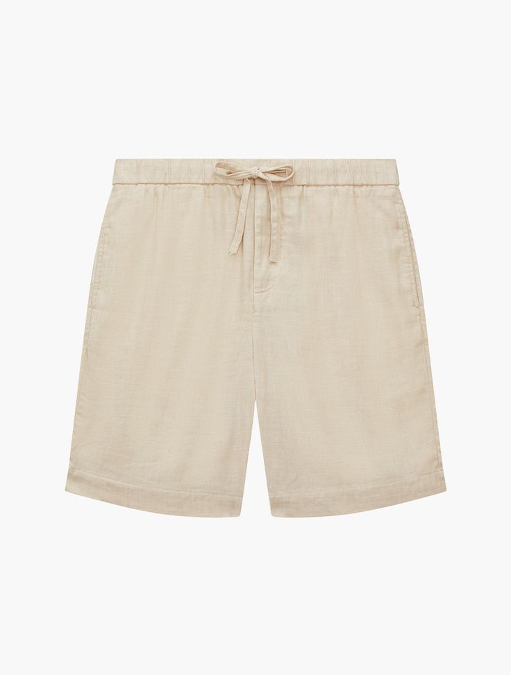 Summer Staples, Linen Shorts, Cotton Linen, The Heat, Drawstring Waist, Linen Blend, Portugal, Cotton Blend, Trousers