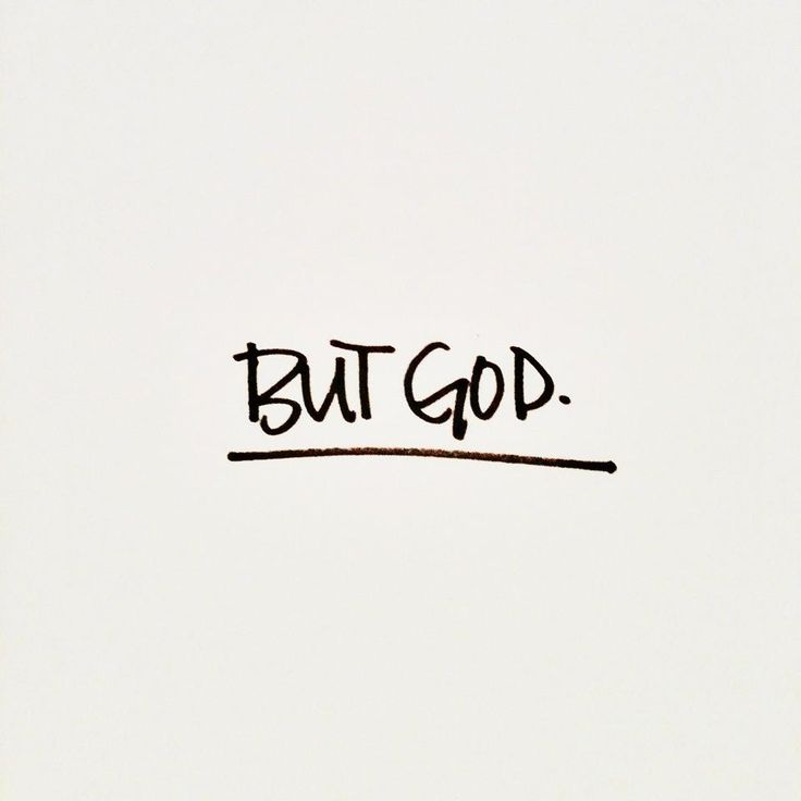 the word but god is written in black ink on a white paper with a marker