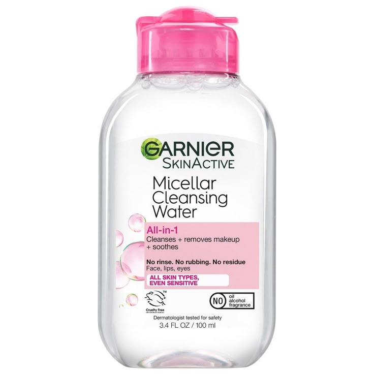 This all-in-1 micellar cleansing water is a facial cleanser and makeup remover that is surprisingly powerful, yet gentle on skin. This micellar water face wash for all skin types effectively cleanses, removes makeup, and refreshes skin. Like a magnet, micelles capture and lift away dirt, oil and makeup without harsh rubbing. This face cleanser makeup remover for normal skin cleanses to remove makeup and leaves skin with a matte and natural finish with no greasy residue. Garnier micellar water is Cleanser For All Skin Types, Garnier Micellar Water, Garnier Micellar Cleansing Water, Garnier Skinactive, Garnier Micellar, Garnier Skin Active, Micellar Cleansing Water, Cleansing Water, Water Cleanse