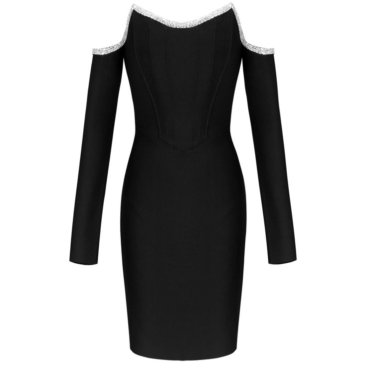 Purpdrank Bandage Dress Long Sleeve Black Bandage Dress 2022 New Arriv – purpdrank-shop Chandelier Dress, Wedding Celebrity, Club Party Dress, Black Bandage Dress, Long Sleeve Bandage Dress, Nye Outfits, Womens Prom Dresses, Skirt And Sneakers, Club Party Dresses