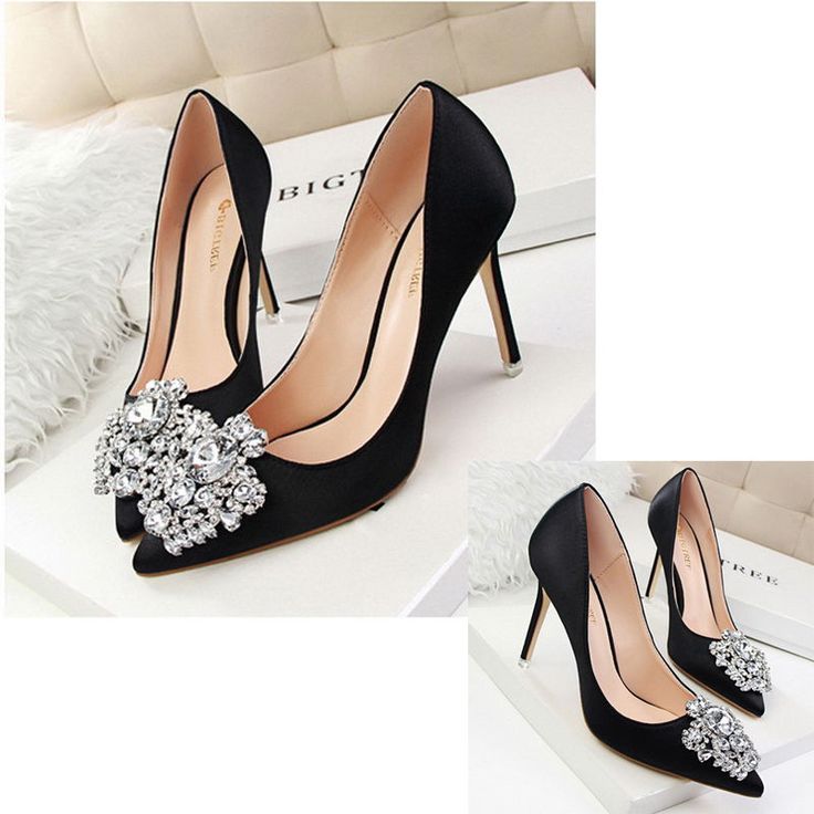 Wedding Shoes High Heels, Rhinestone Pumps, Wedding Pumps, Basic Heels, Bridal Wedding Shoes, Wedding Shoes Heels, Womens Stilettos, Super High Heels, Stiletto Shoes