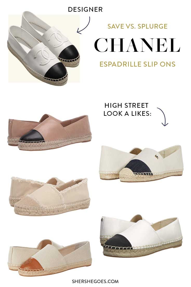 Chanel Espadrilles Outfit, Chanel Shoes Outfit, Espadrilles Outfit, Save Vs Splurge, Designer Espadrilles, Chanel Espadrilles, Shoes Chanel, Espadrilles Shoes, Packing Lists