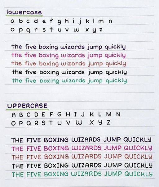 an exercise sheet with some type of writing on it's back side, including letters and numbers