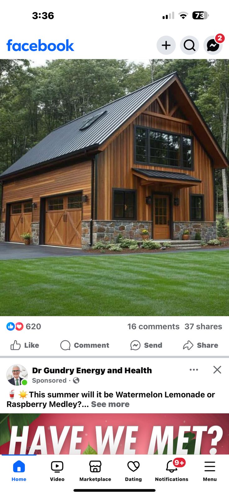 an instagram page with a photo of a house on it and the caption that says, have we met?