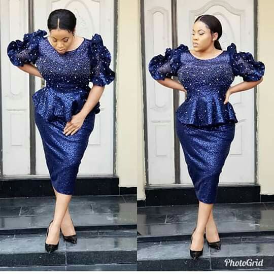 Lace Skirt And Blouse Styles, Lace Short Gown Styles, Lace Skirt And Blouse, Nigerian Lace Dress, Lace Dress Classy, Nigerian Lace Styles Dress, Nigerian Lace Styles, African Lace Styles, Short African Dresses