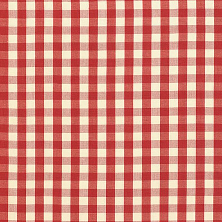 a red and white checkered table cloth