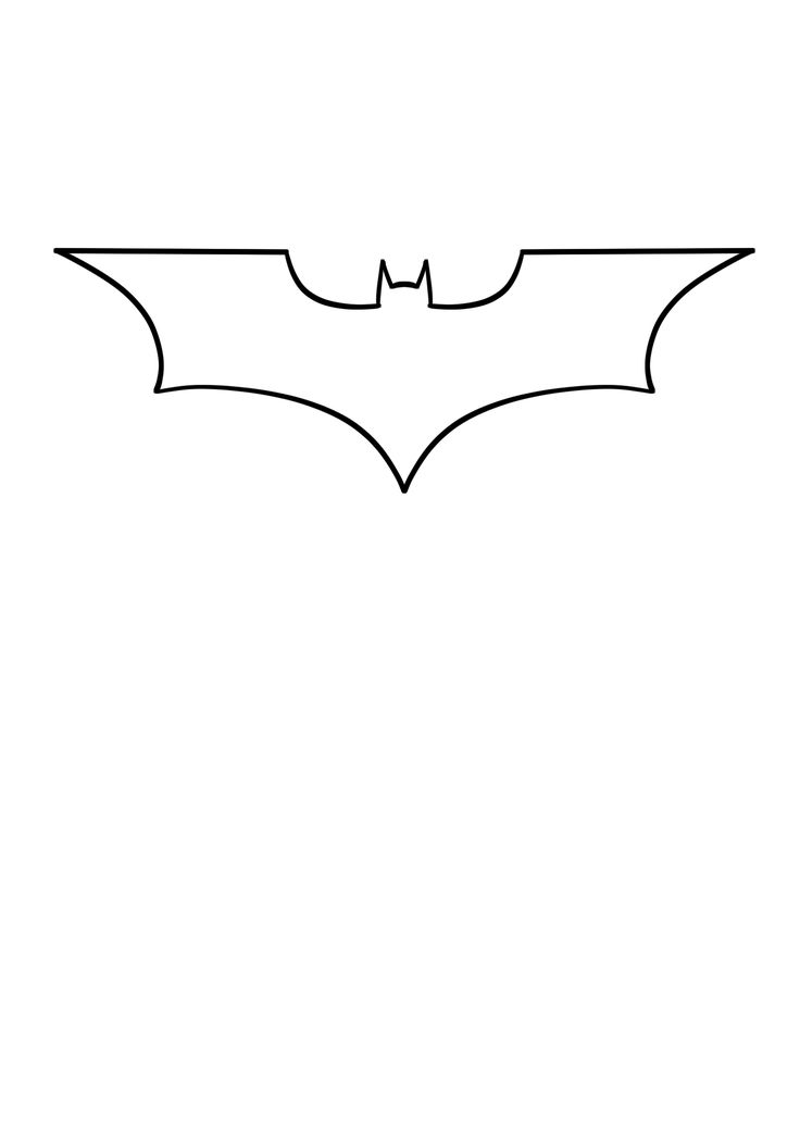 the batman symbol is shown in black and white