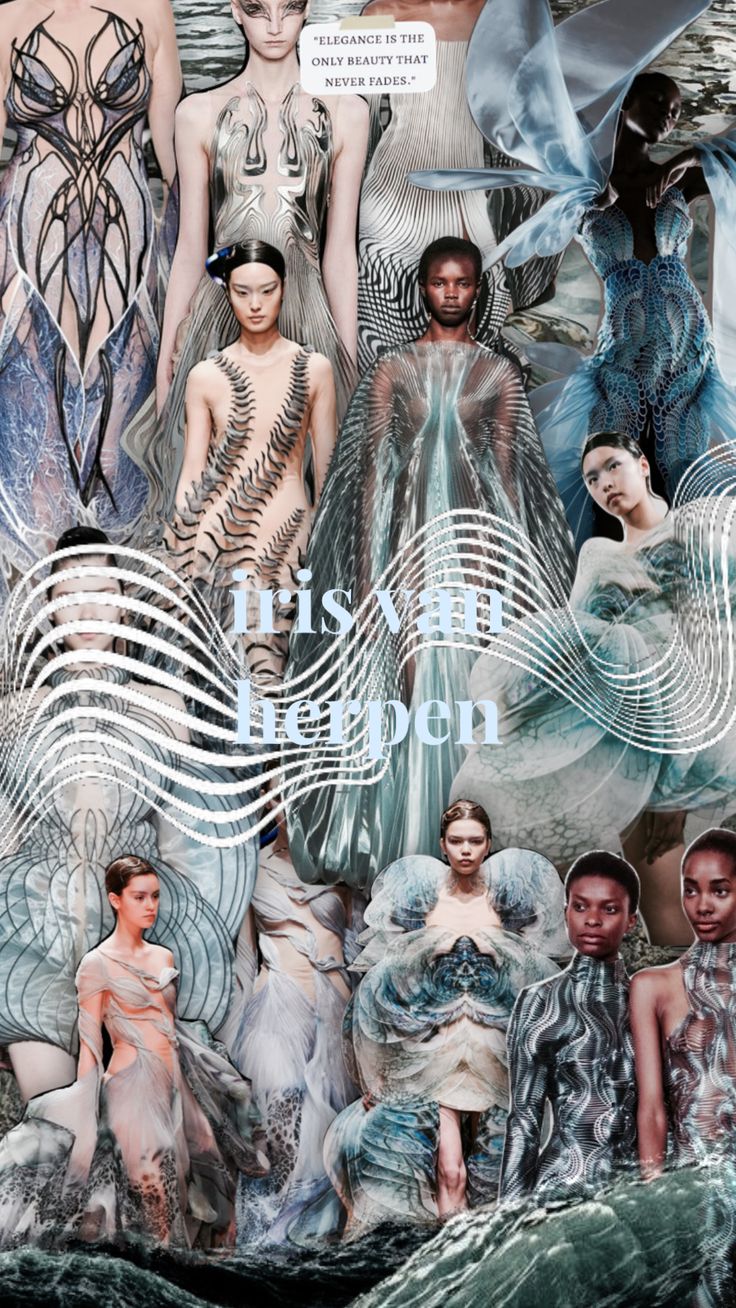 a collage of fashion images with text that reads, it's like a dragon