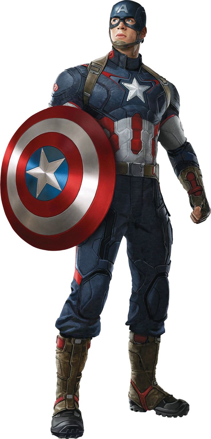 an animated captain america character holding a shield