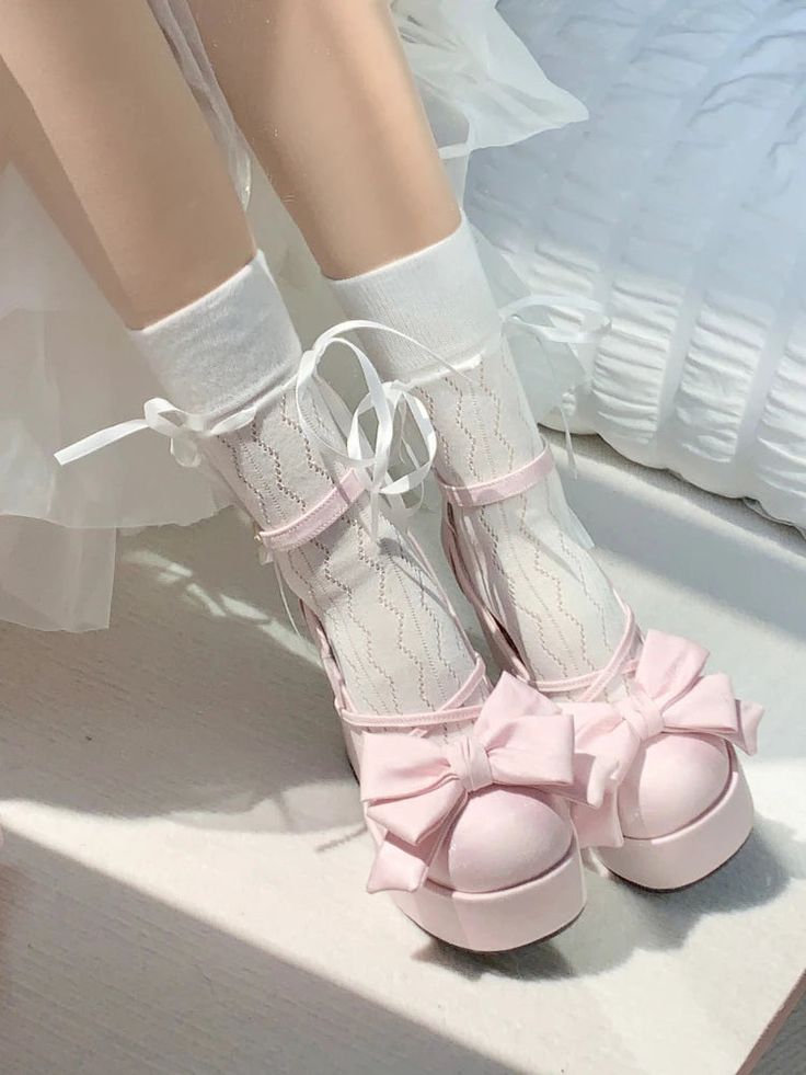 MQTIME - Pink Sweet Lolita Mary Janes Shoes Women Japanese Princess Kawaii High Heels Shoes Female Bow French Vintage Platform Shoes 2024 Kawaii High Heels, Vintage Platform Shoes, Japanese Princess, Mary Janes Shoes, Pregnancy Shoes, Cute Shoes Heels, Kawaii Shoes, Platform High Heel Shoes, Mary Jane Shoes Womens