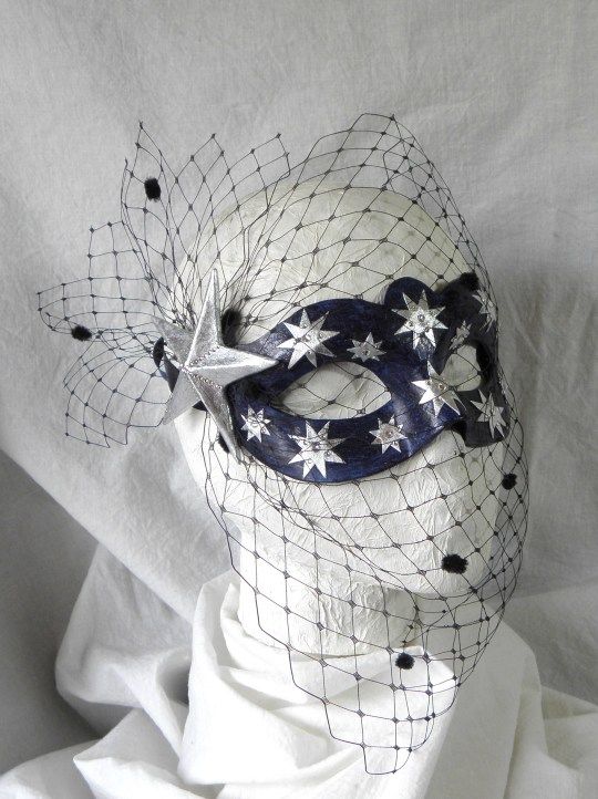 Space Themed Masquerade Mask, Space Masquerade Mask, Fantasy Style Eye Mask For Masquerade, Star Themed Masquerade Mask, Star Mask Masquerade, Moon Mask Masquerade, Handmade Fantasy Style Masquerade Mask, Masquerade Mask Stars, Masquerade Inspiration