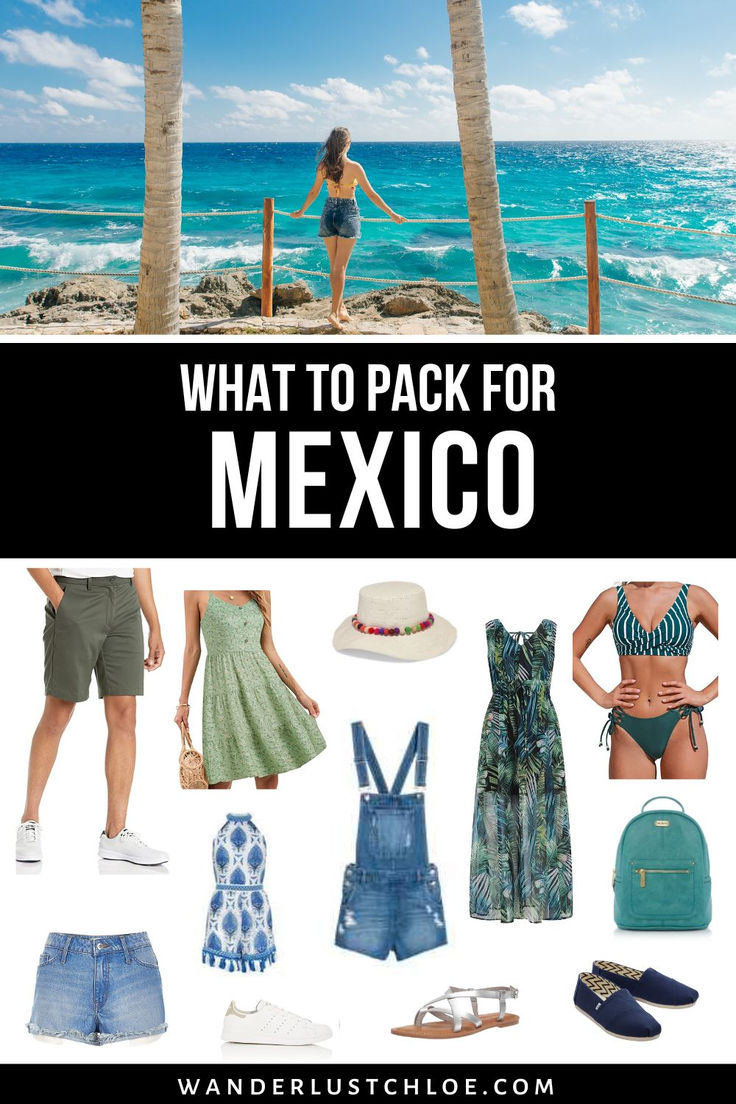 what to pack for mexico with text overlay